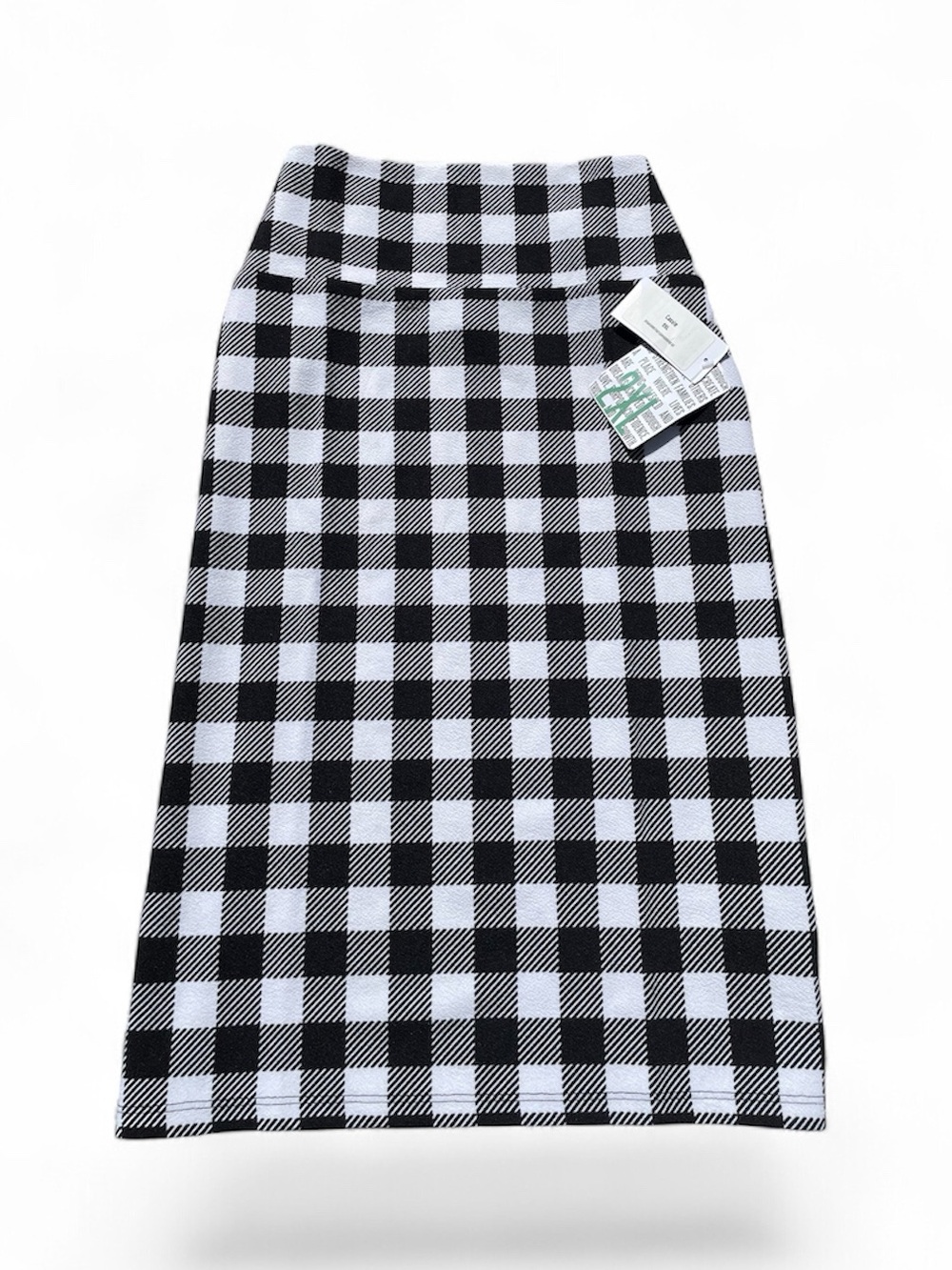 3/$30 LuLaRoe Black and White Gingham ‘Cassie’ Skirt